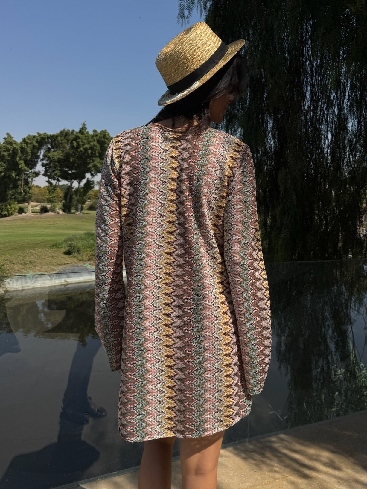 Salina’s beach-dress in Earth Tone