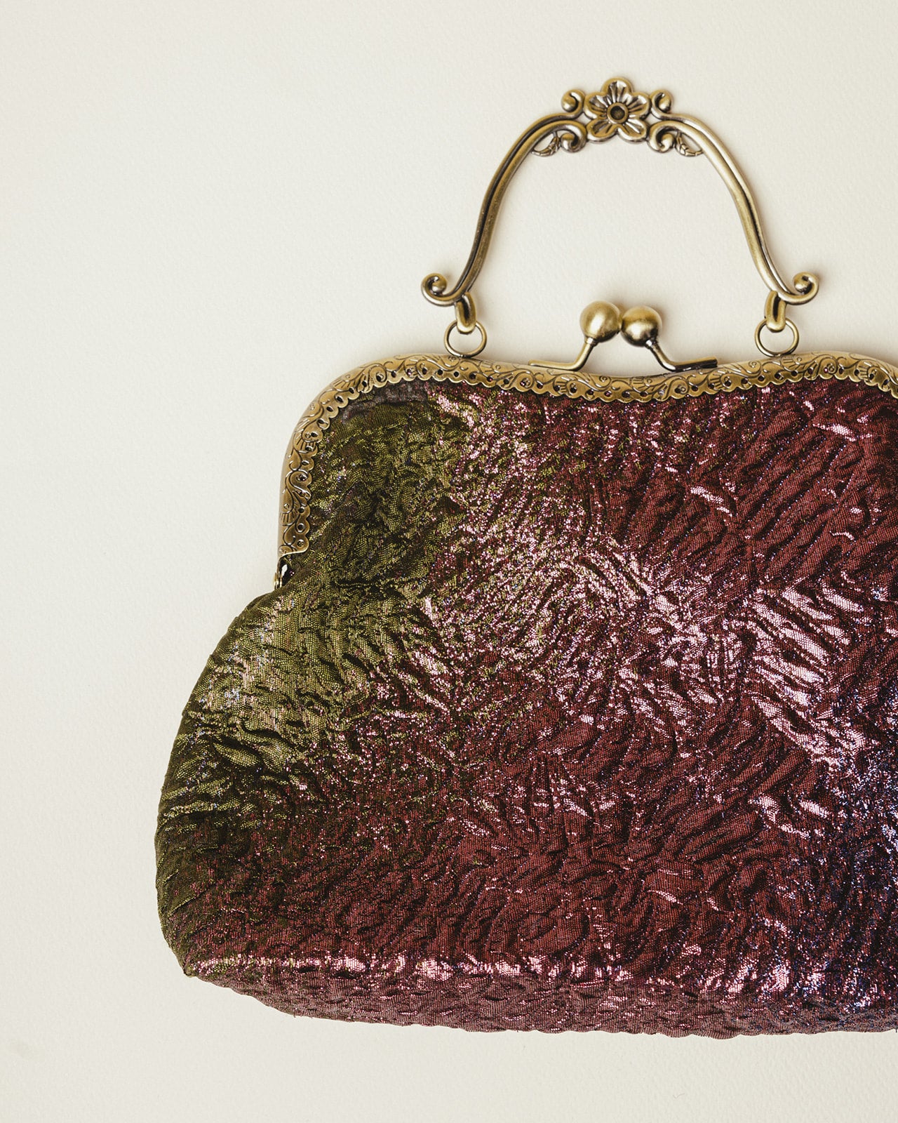 “Ombré” French-Brocade Kisslock Bag