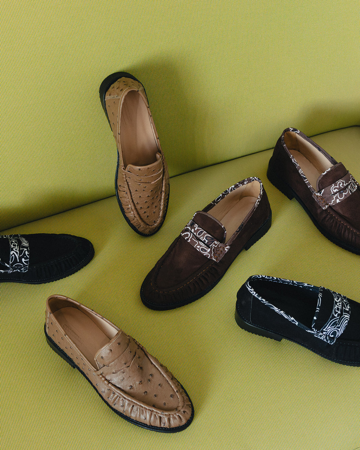 Le Loafer in Brown Bandana