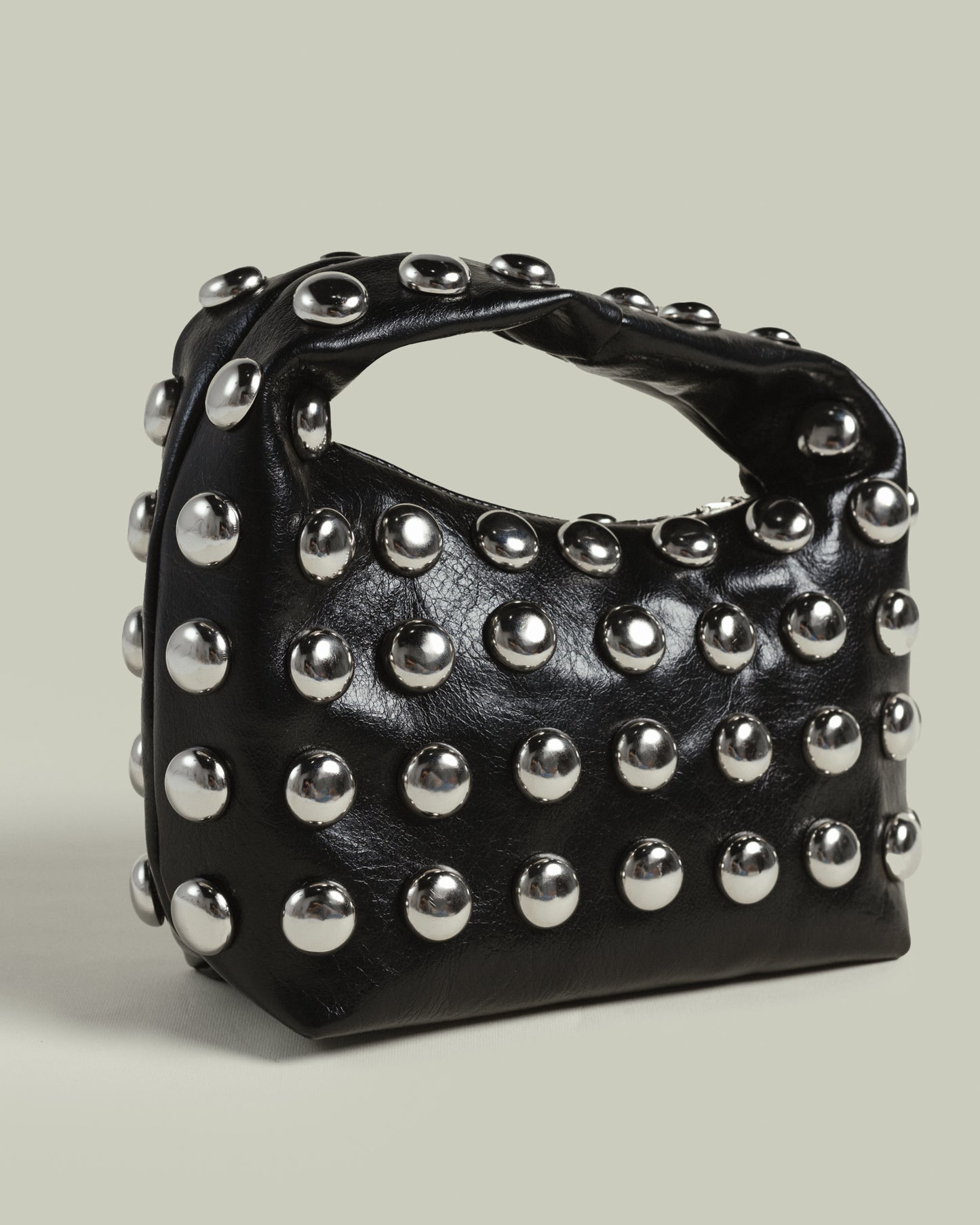 Ella in Black & Silver Eyelets