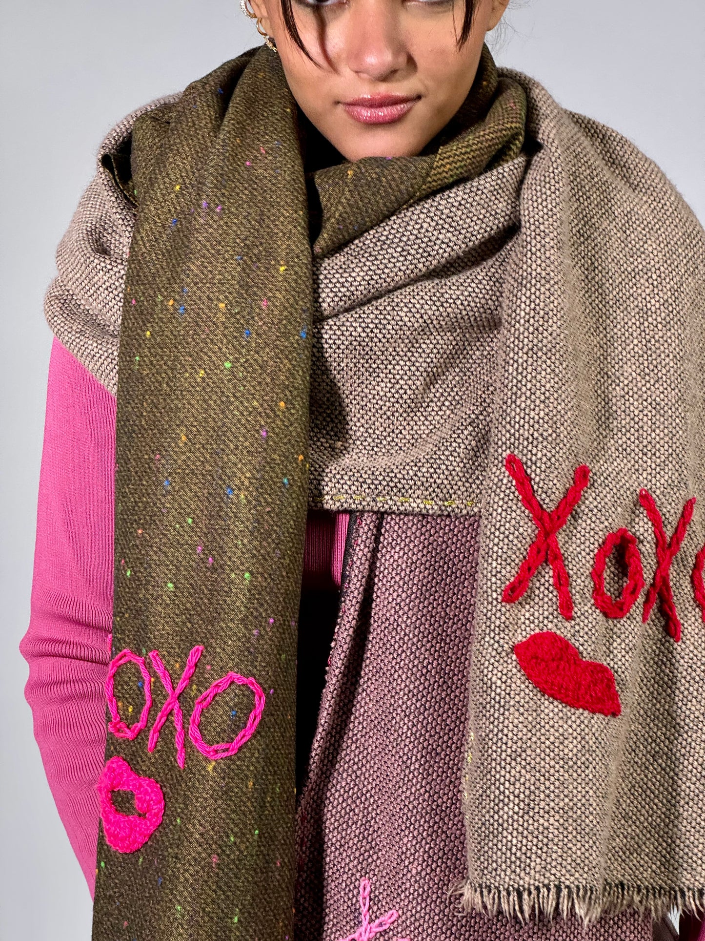 Scarf in Red XOXO 💋
