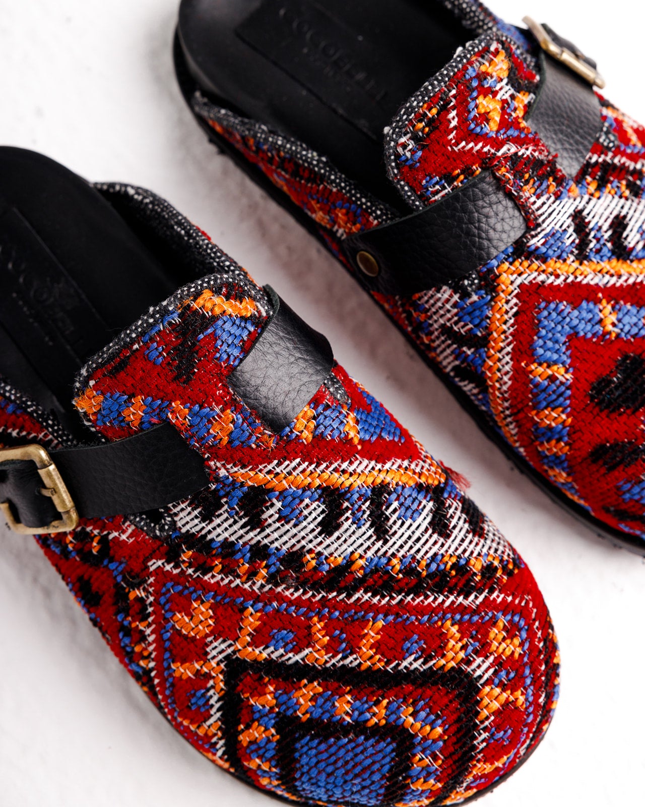Milah in Red Tribal Kiliim