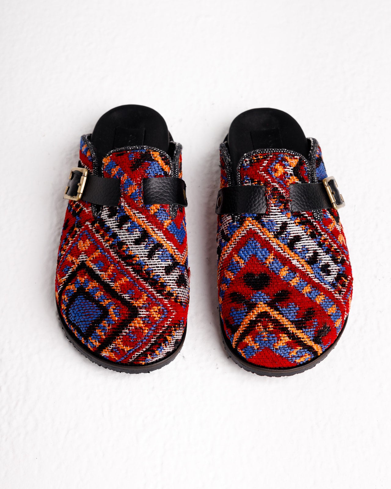 Milah in Red Tribal Kiliim