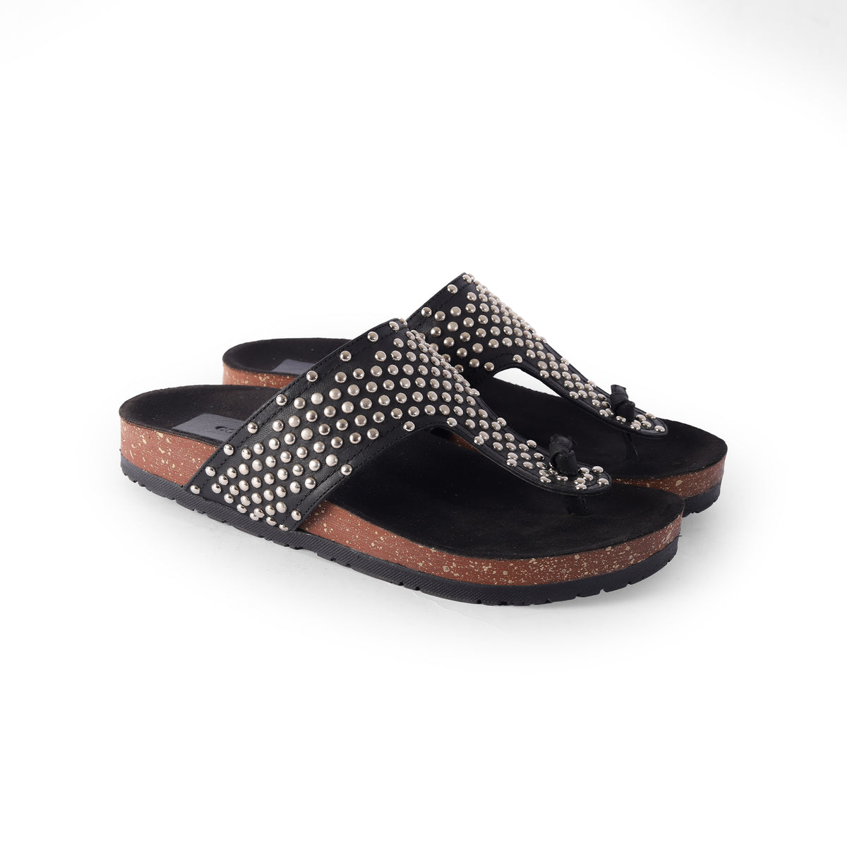 Studs Thong Slides