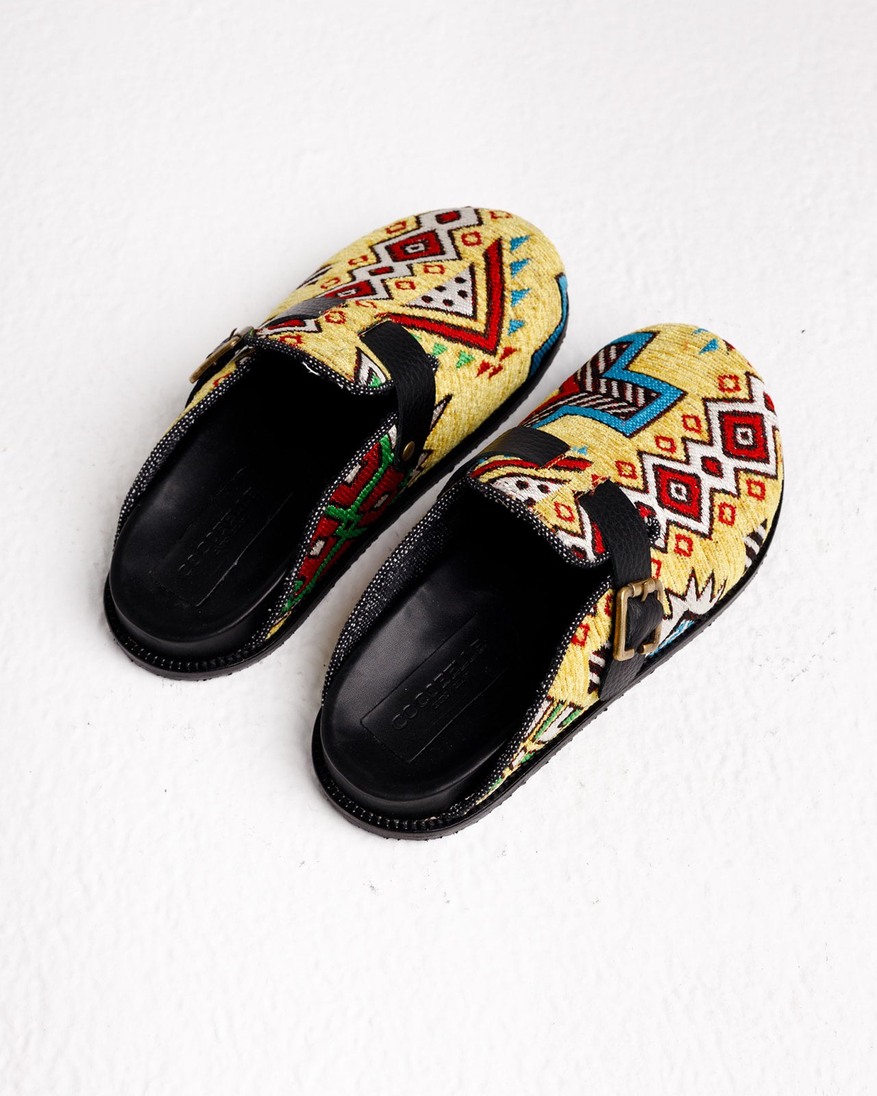 Milah in Yellow Tribal Kiliim