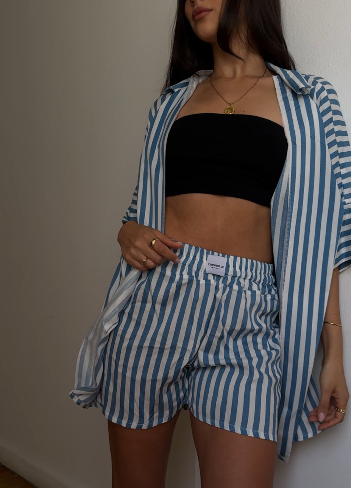“St.Tropez Blue” It-Girl Set (2 Pieces)