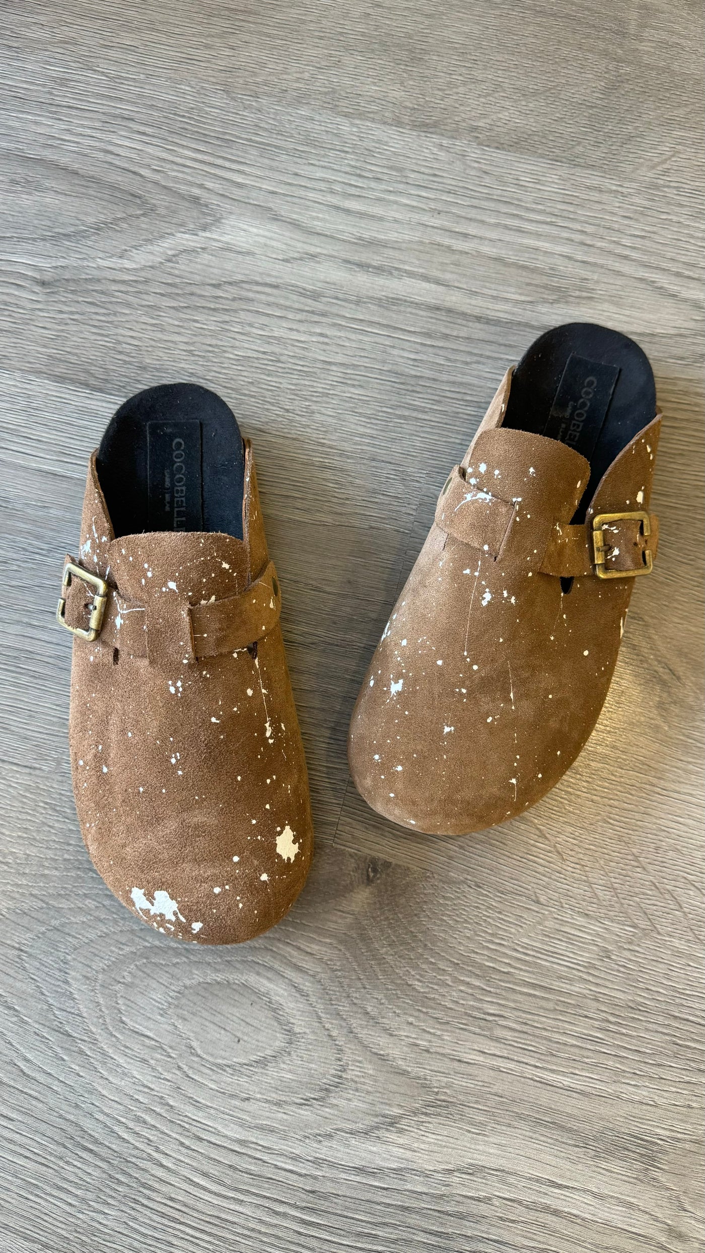 Milah in Artists “White-Mess” 100% Genuine Suede