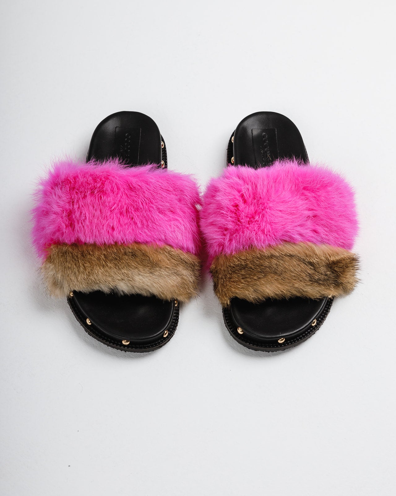 Lyla 100% Rabbit Fur in Hot Pink Delight