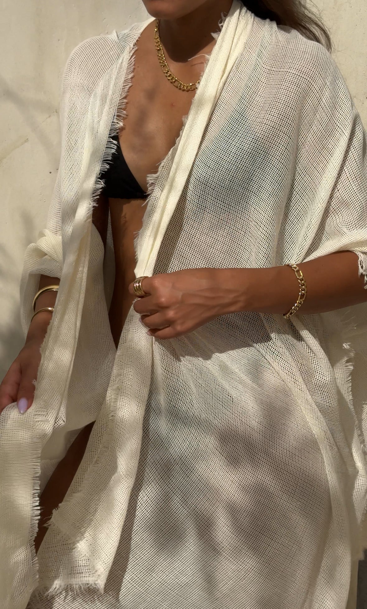 Tulum Cover up in Off-White