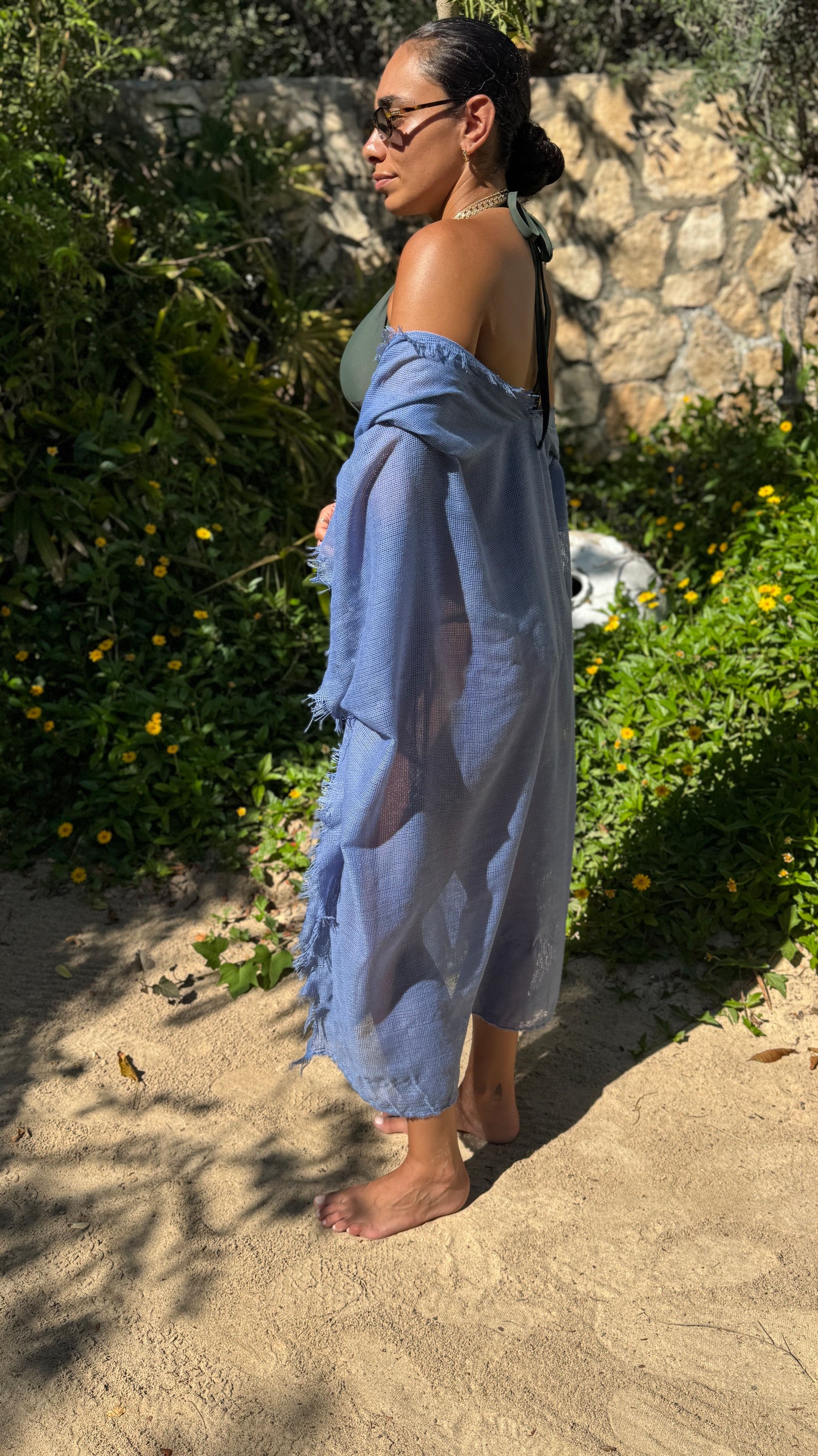 Tulum Cover-up in Blue
