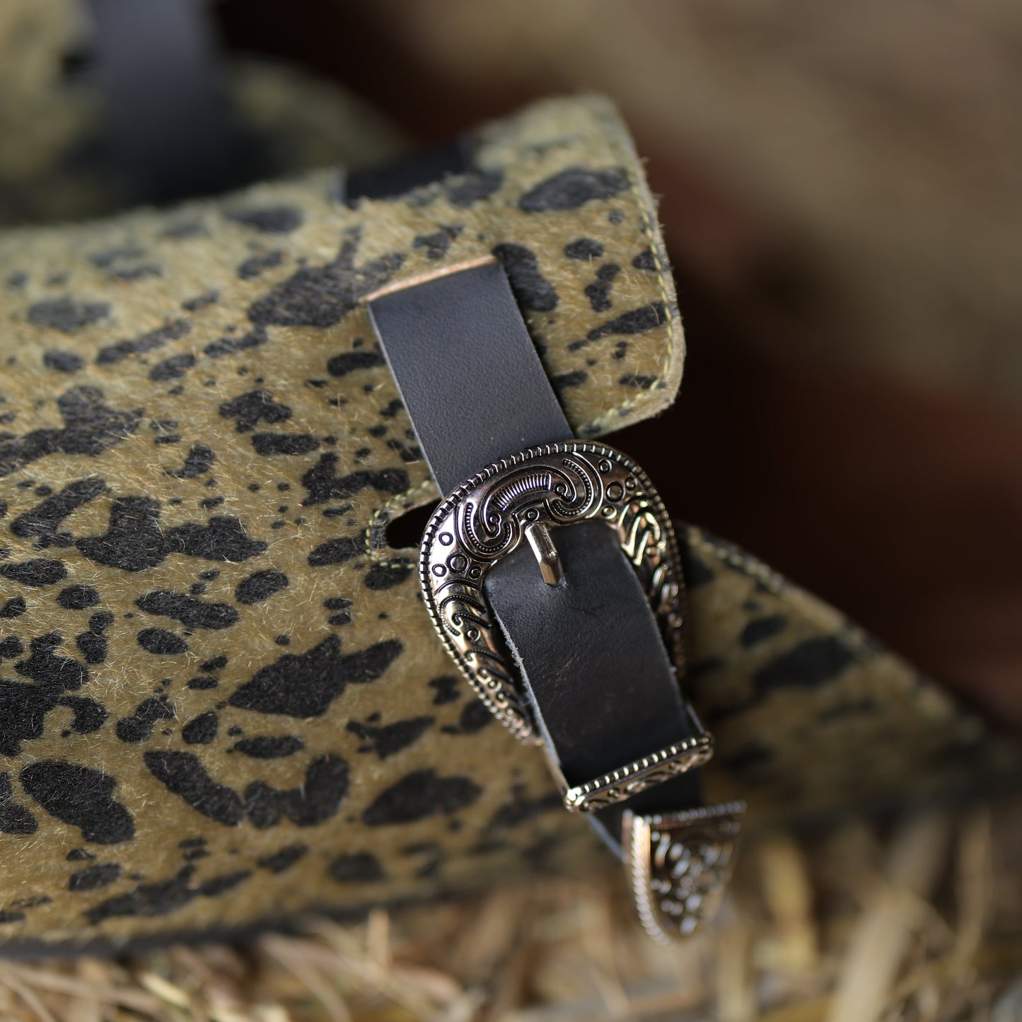 Milah Western in Olive Green Hair (Final Sale)