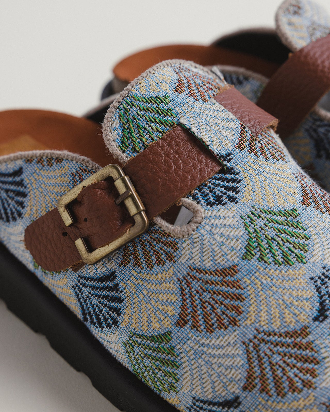Milah Platform Clogs in Blue Lotus (Final Sale )