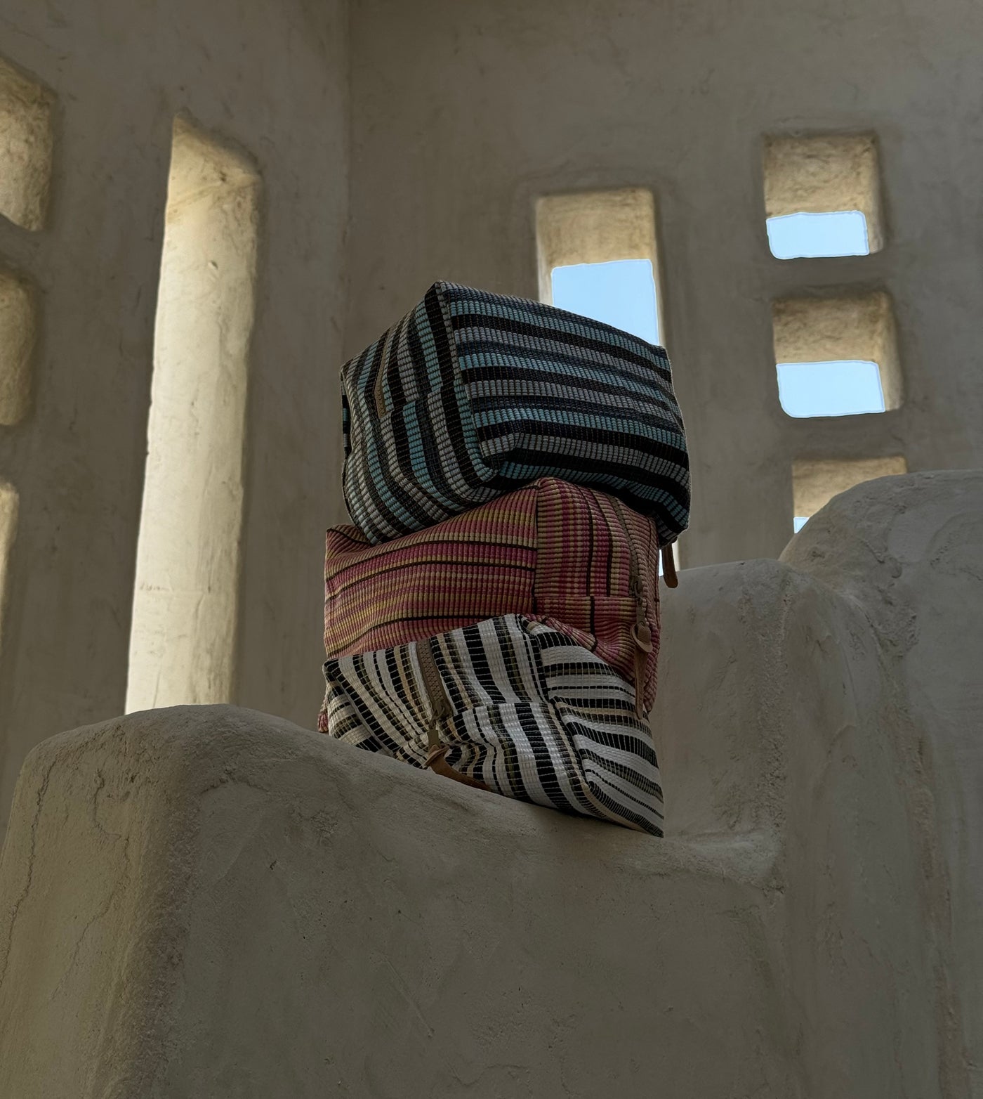 The Lola Waterproof Pouch in Tribal Pink