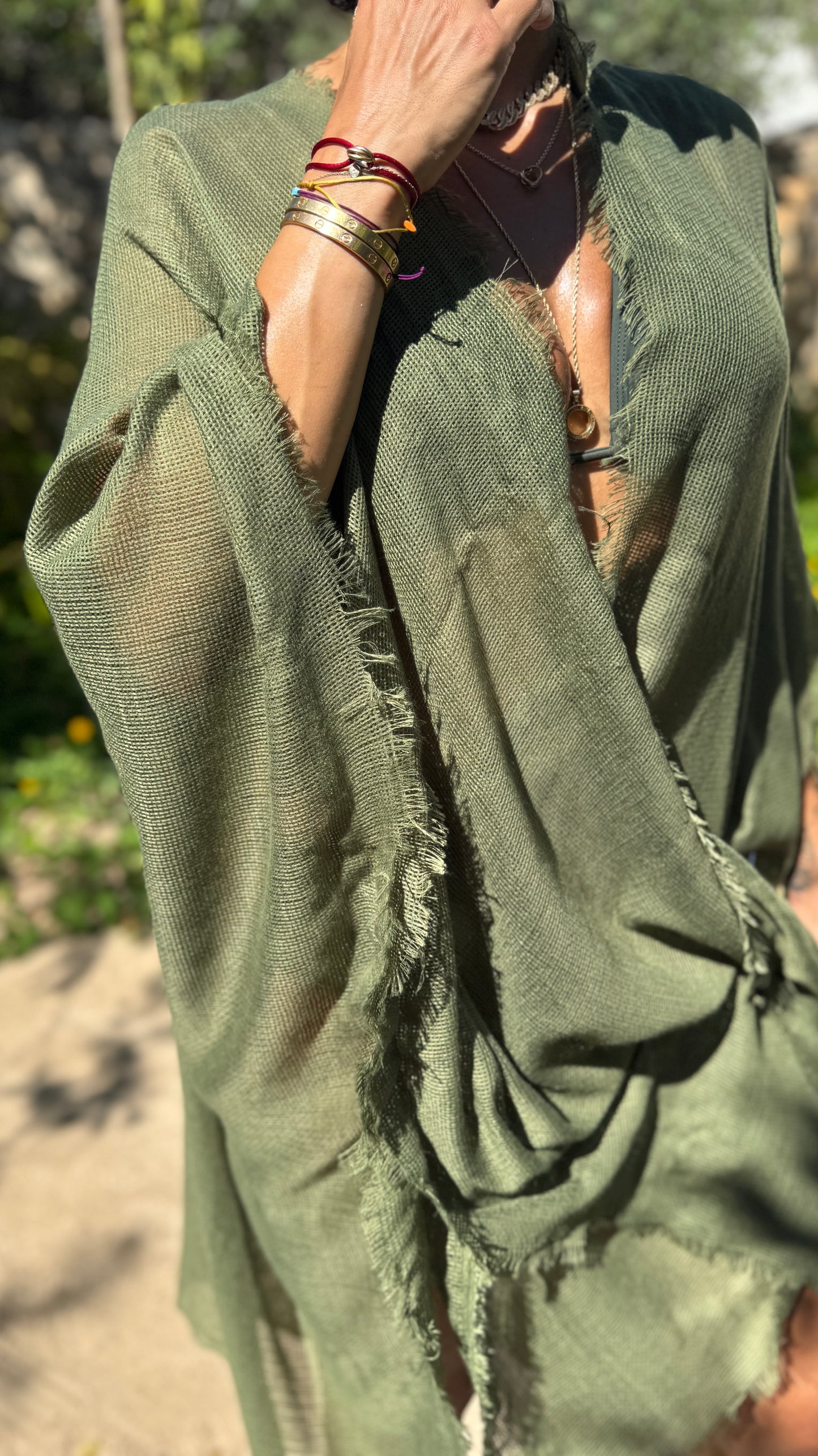 Tulum Cover-up in Olive Green