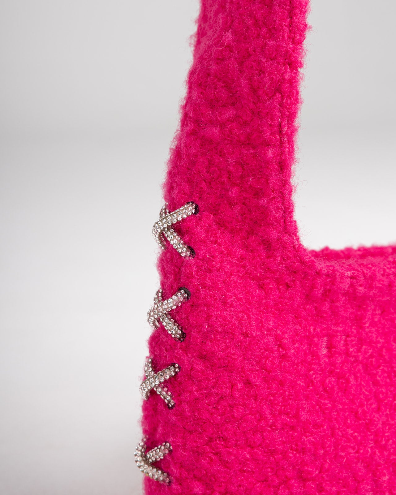 Abby Diamanté bag in Pink Fuzz