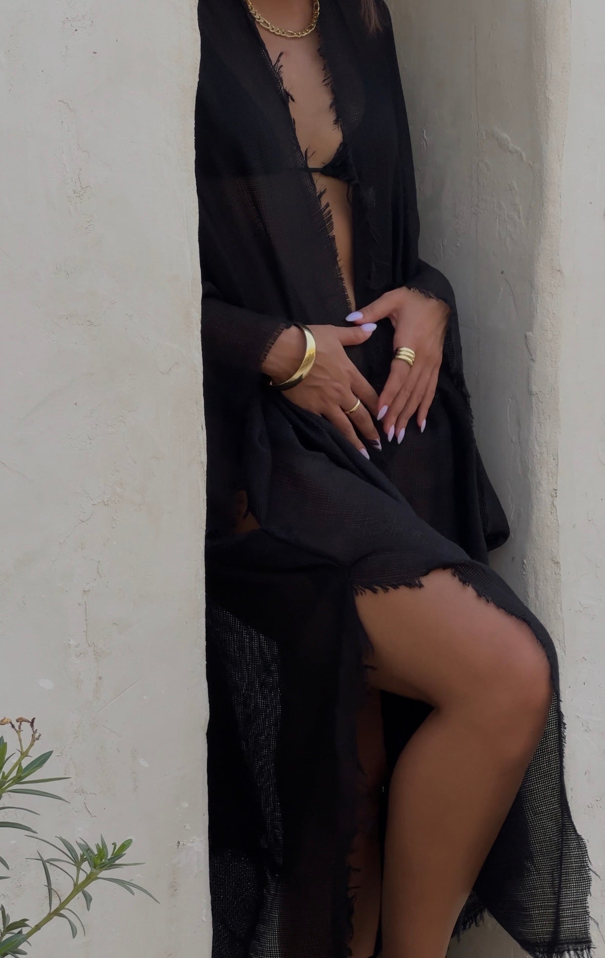 Tulum Cover-up in Black