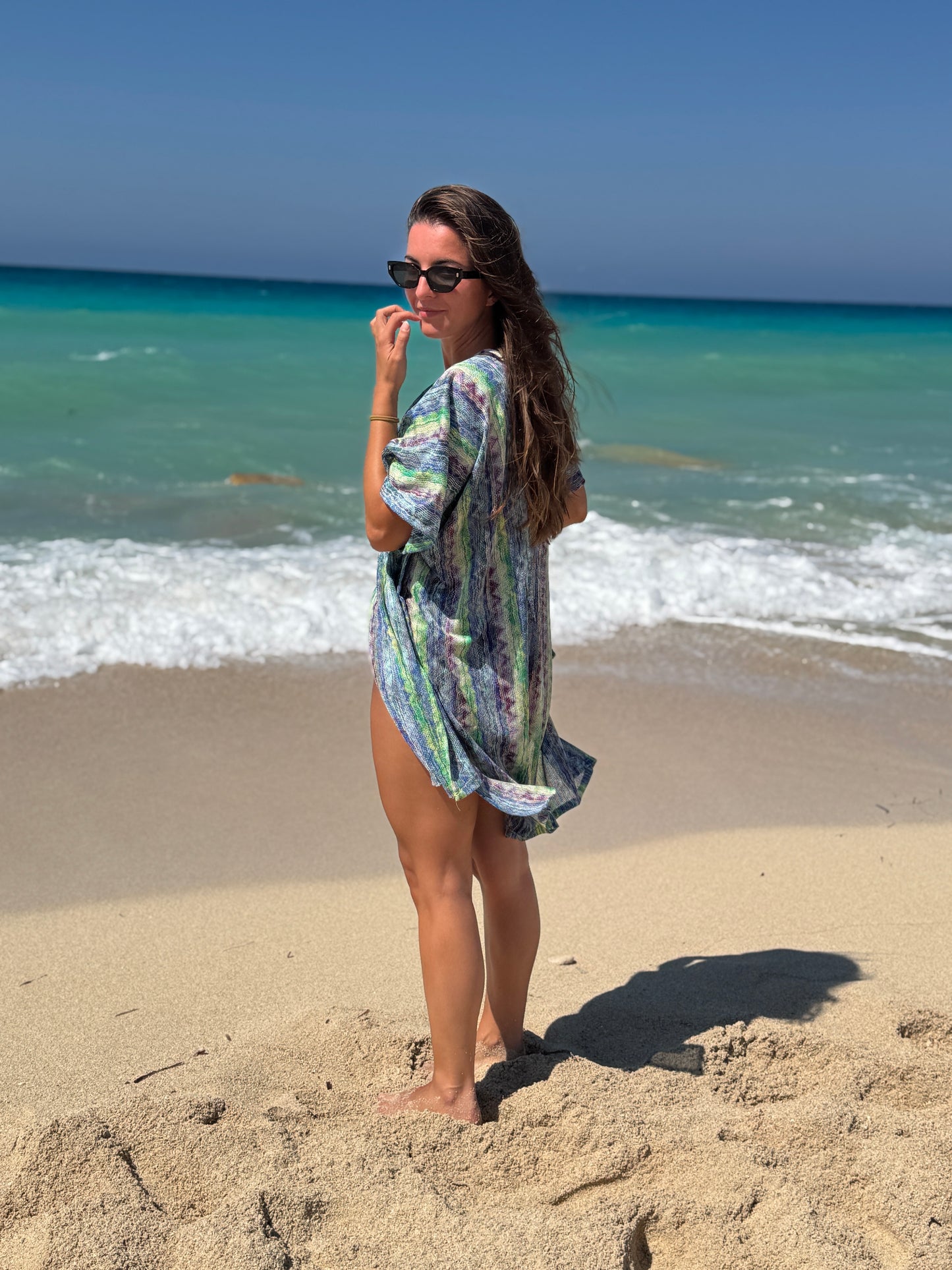 Seraphina Cover-up in Aquamarine