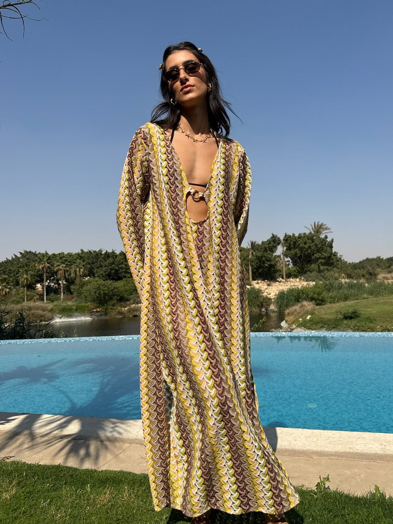 Salina’s Maxi dress in Yellow