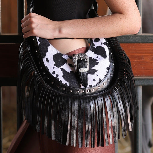 Texas Shoulder/Cross Body in Cow  (LIMITED EDITION)