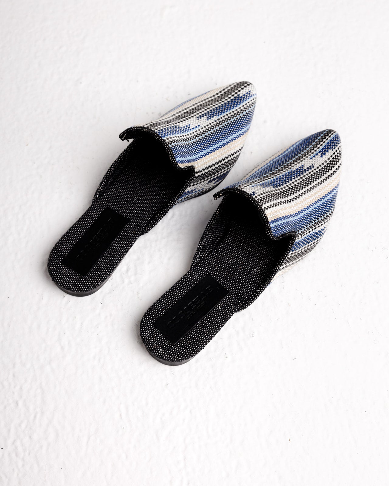 Donna Mules in Aztec Blue