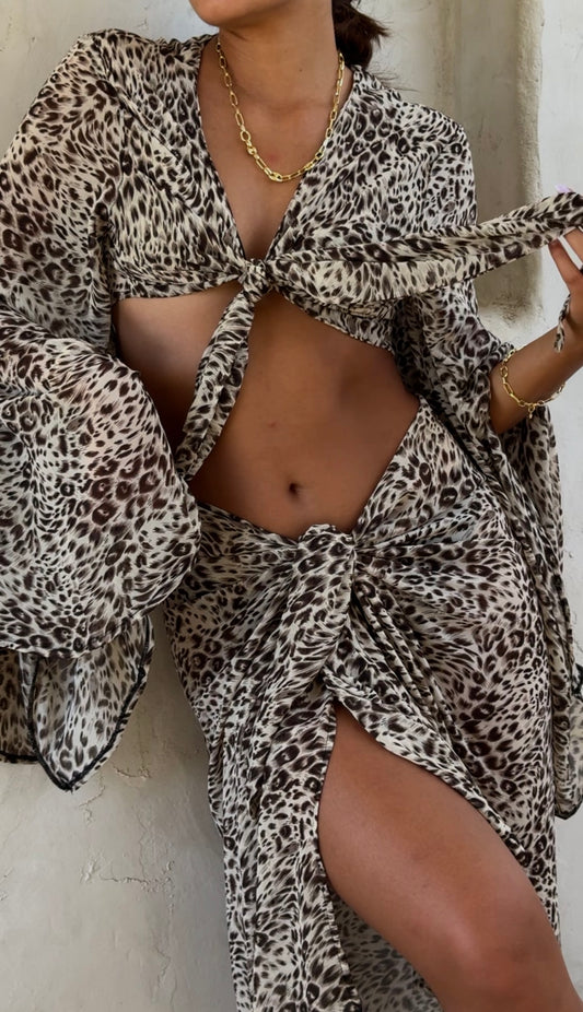 The Rio Set in Cheetah (2 Pieces)