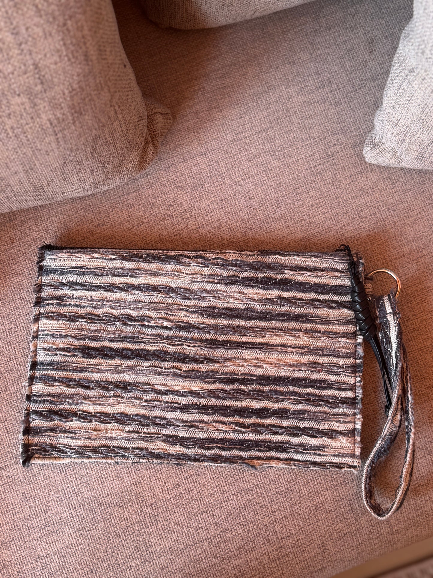 Tulum pouch in Grey (unisex)