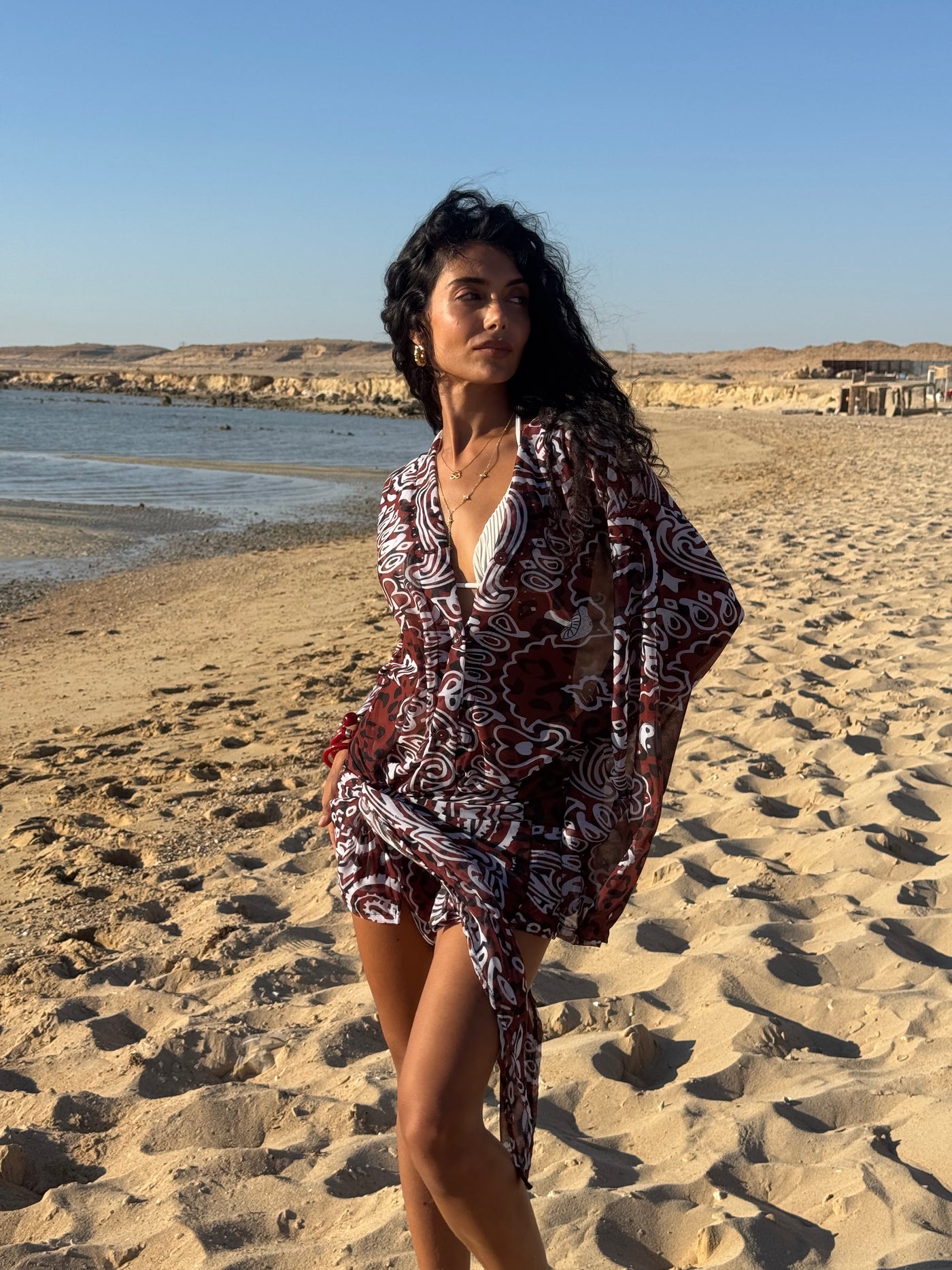 Soraya in Brown Bandana