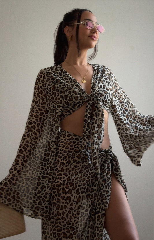 The Rio Set in Leopard (2 Pieces)