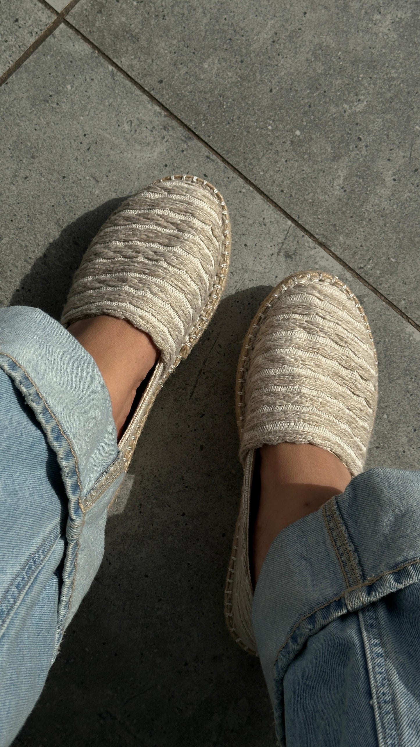 Tulum Espadrilles in Beige