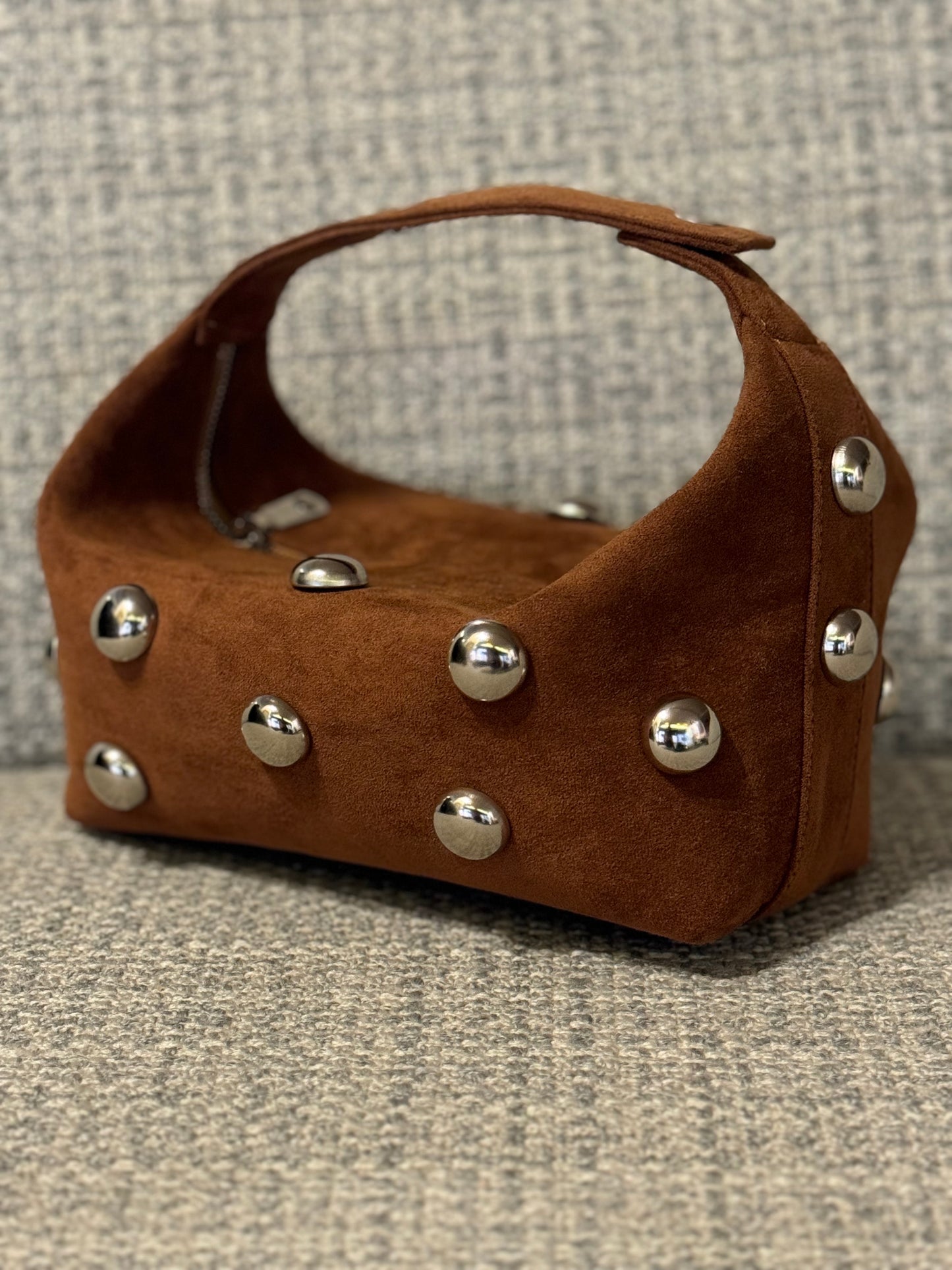 Bric in Brown & Silver Eyelets