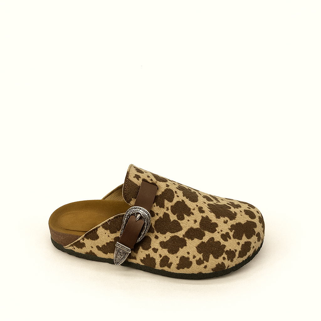 Milah Western in Honey Cow Hair Print
