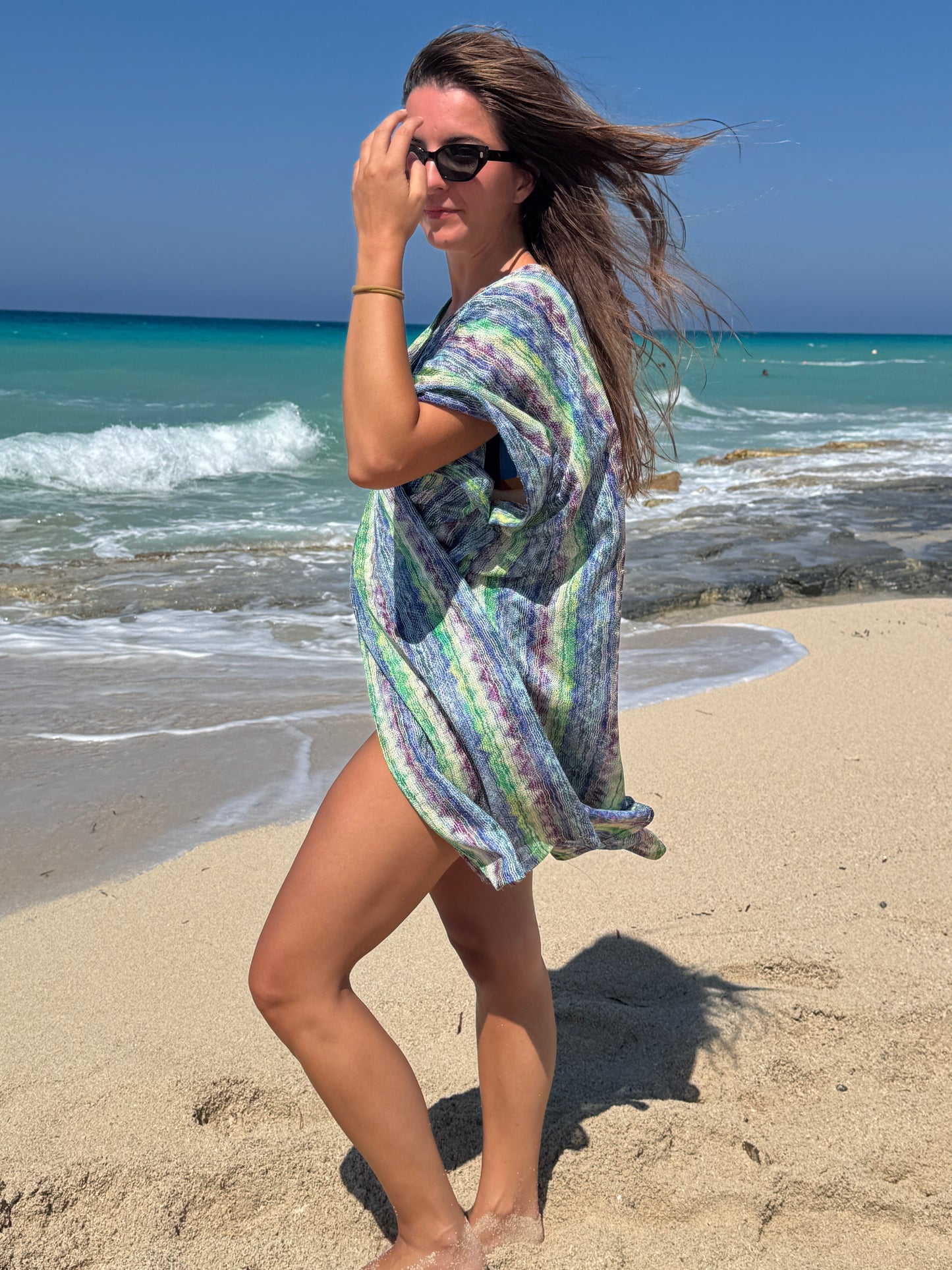 Seraphina Cover-up in Aquamarine