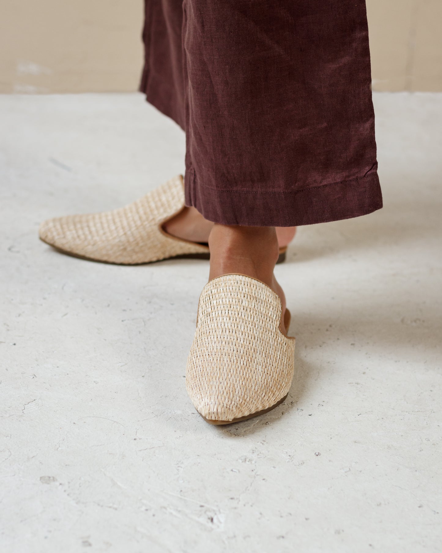 Donna Mules in Raffia