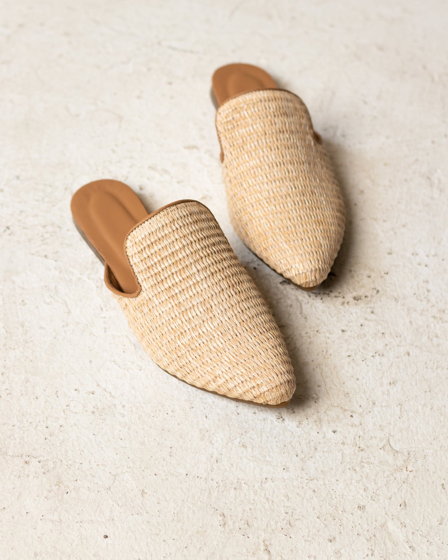 Donna Mules in Raffia