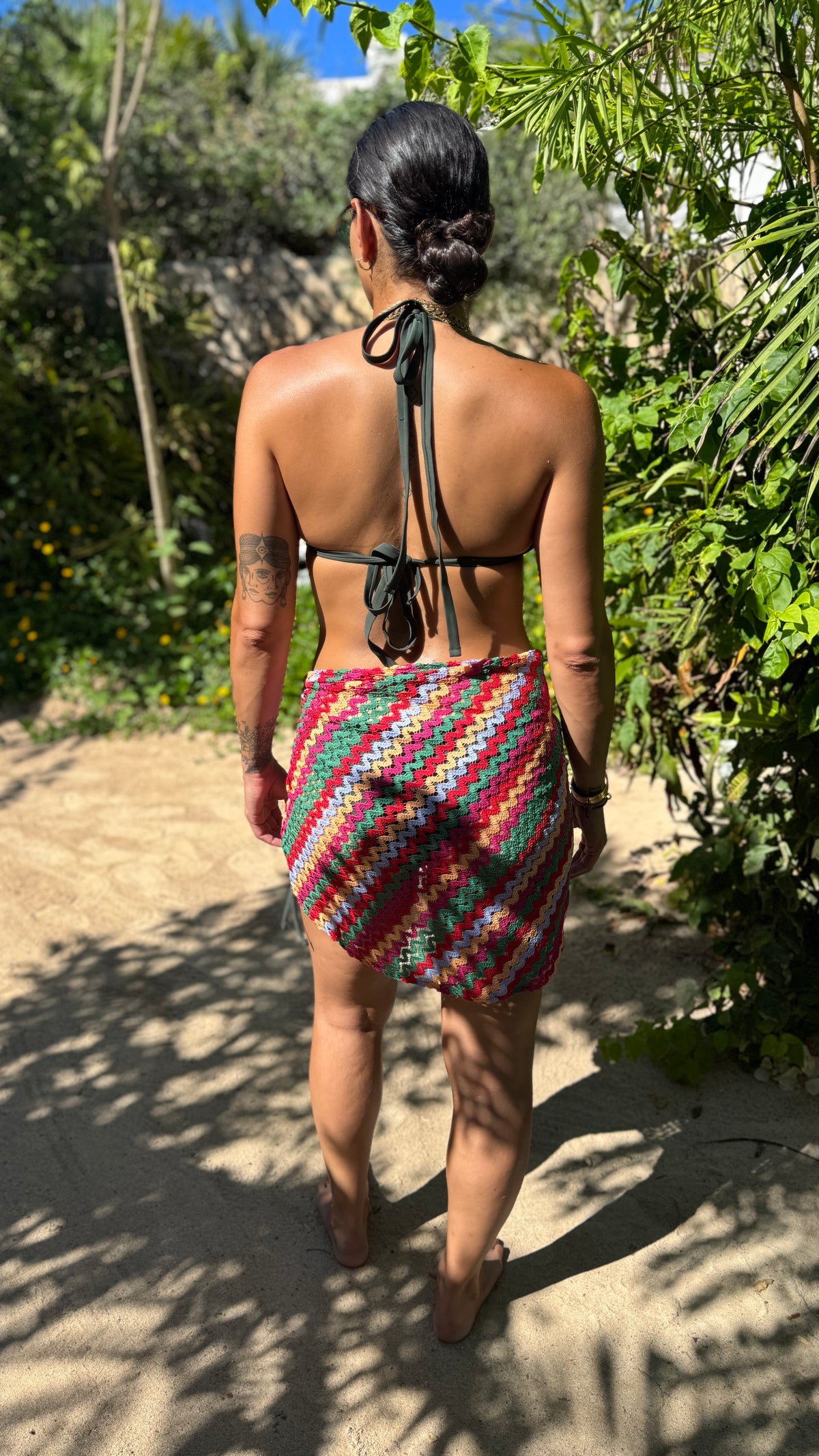 Rio weave short sarong by COCOBELLE, view 6