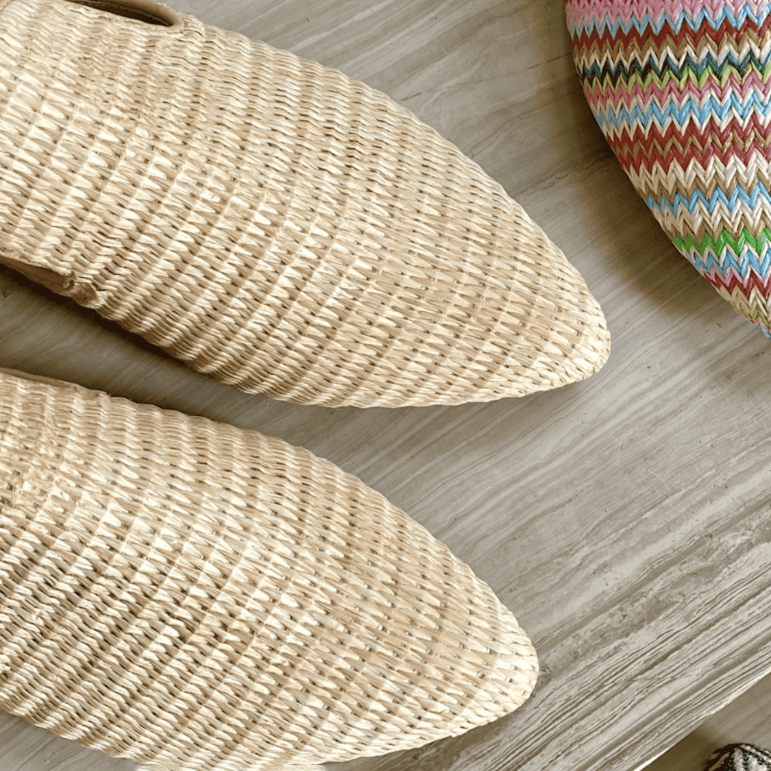Donna Mules in Raffia