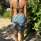 Blue Chevron Weave Sarong (short)