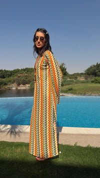 Salina’s Maxi dress in Orange-twist