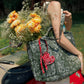 Bandana Quilted Tote Bag in Olive (Preorder May 5)
