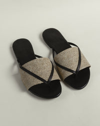 Athena on Raffia Slides