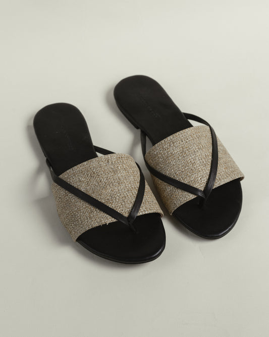 Athena on Raffia Slides