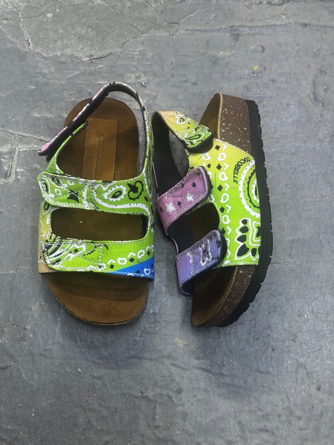 Bandana Kids Sandal in Technicolor