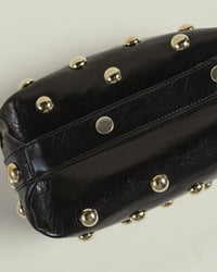 Bric in Black & Silver Eyelets