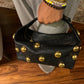 Bric in Black & Gold Eyelets