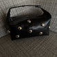 Bric in Black & Silver Eyelets