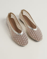 Jackie-O Ballerina in Gold Mesh
