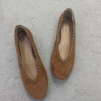 Jackie-O Ballerina in Brown