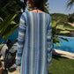 Salina’s beach-dress in Blue Waves