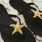 Inez Slippers in Gold Star-Fish
