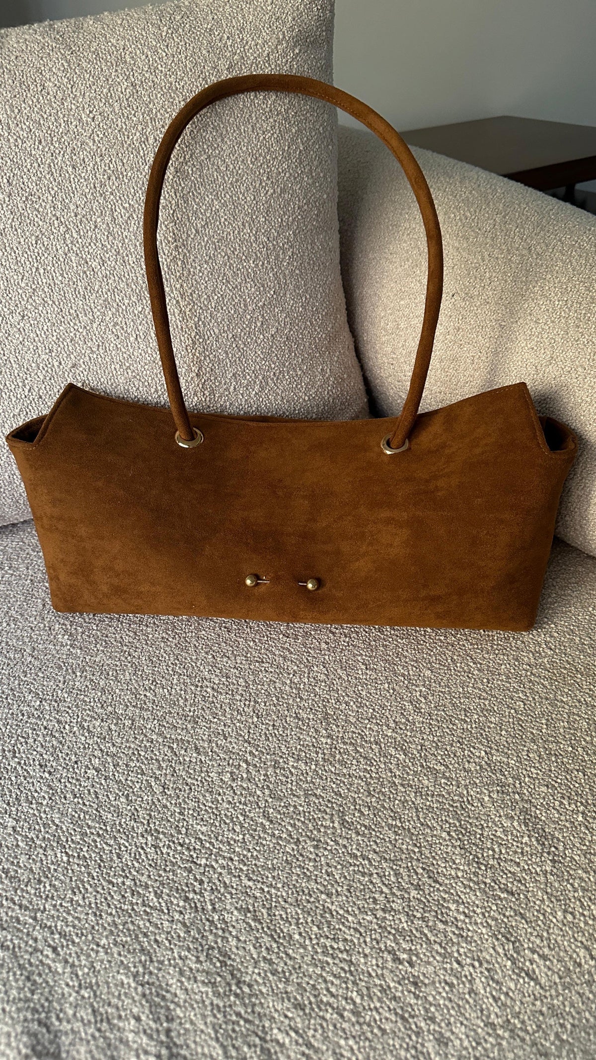 “Le Spec” Shoulder Bag in Brown